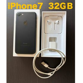 アップル(Apple)のiPhone7 32GB ブラックSIMフリー(スマートフォン本体)