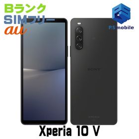 ☆良品中古☆SOG11 Xperia 10 V ブラック D353282-