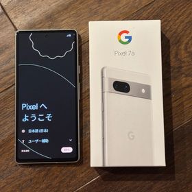 グーグル(Google)のGoogle Pixel 7a 128GB Snow(スマートフォン本体) グーグル(Google)のGoogle Pixel 7a 128GB Snow(スマートフォン本体)