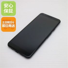 アンドロイド(ANDROID)の超美品 SoftBank Google Pixel 3a 64GB ジャストブラック M444(スマートフォン本体)