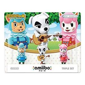 【中古】「未使用品」amiibo トリプルセット[カイゾー/とたけけ/リサ] (どうぶつの森シリーズ)(その他)