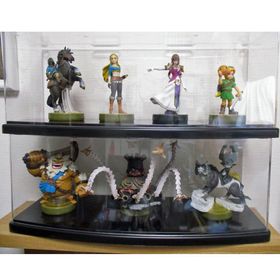 ニンテンドウ(任天堂)のamiibo ゼルダの伝説 7体 リンク ガーディアン ゼルダ姫他 ポーチ２個(その他)