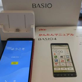 セール美品！BASIO4 KYV 47 卓上ホルダー付