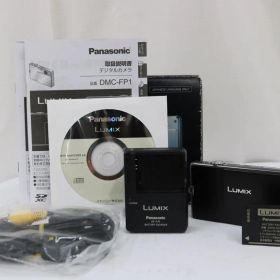 【返品保証】 【元箱付き】パナソニック Panasonic LUMIX DMC-FP1 ブラック 付属品多数 コンパクトデジタルカメラ e11638