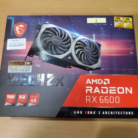 MSI Radeon RX 6600 MECH 2X 8G 【ジャンク扱い】