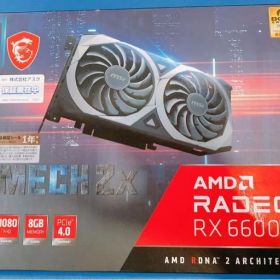 【動作確認済】Radeon RX 6600 MECH 2X 8G グラボ ⑤