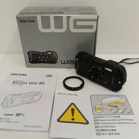 【中古品】 RICOHリコー WG-80 デジタルカメラ カメラ 箱付き 現状品