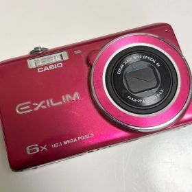 【送料無料】CASIO/カシオ/EXILIM/エクシリム/EX-ZS26/ピンク/レッド/コンパクトデジタルカメラ/デジカメ/撮影/写真/動作未確認/ジャンク品扱い/中古品