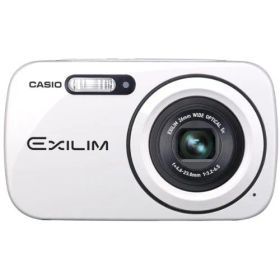 【中古】「非常に良い（無料延長保証）」O Casio Exilim エクシリム EX-N1 デジタルカメラ ホワイト EX-N1WE