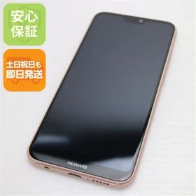 新品同様 Y!mobile HUAWEI P20 lite ピンク スマホ 本体 白ロム 土日祝発送OK 08000