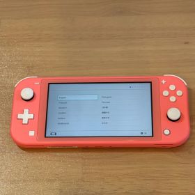 5-041【ほぼ未使用】Switch LITE コーラルピンク 完動品
