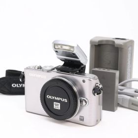 A+ (美品) OLYMPUS オリンパス PEN Lite E-PL3 ボディ シルバー シャッター数 2,990枚 初期不良返品対応 55-31