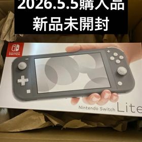 【おまけ付き】新品Nintendo ニンテンドースイッチライト グレー