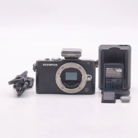 OLYMPUS ミラーレス一眼 PEN Lite E-PL3 ボディ ブラック E-PL3 BODY 【中古】