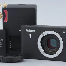 【中古】Nikon ニコン 1 J1 ブラック ミラーレス一眼カメラ シャッター回数僅少