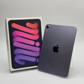【箱付き中古C】iPad mini 第6世代 64GB パープル Wi-Fi バッテリー【90%】