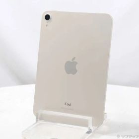 ソフマップ 〔中古品〕 iPad mini 第6世代 64GB スターライト MK7P3J／A Wi-Fi【258】