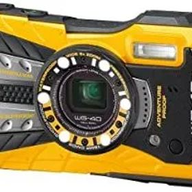 【中古】RICOH 防水デジタルカメラ RICOH WG-40 イエロー 防水14m耐ショック1.6m耐寒-10度