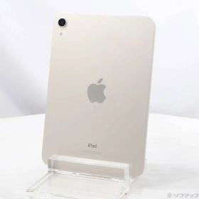 ソフマップ 〔中古品〕 iPad mini 第6世代 64GB スターライト MK7P3J／A Wi-Fi【349】