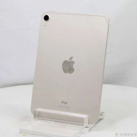 ソフマップ 〔中古品〕 iPad mini 第6世代 64GB スターライト MK8C3J／A SoftBankロック解除SIMフリー【368】