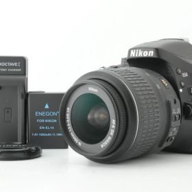 動作確認済 [美品 シャッターカウント5635回] Nikon D5200 24.1MP AF-S 18-55mm f3.5-5.6 G VR Lens ニコン デジタル一眼レフ EF-TN-JP2228