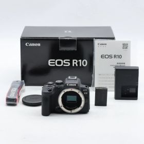 Canon EOS R10 ボディ｜APS-C ミラーレス一眼｜高速AF・高速連写・軽量コンパクト キヤノンRFマウント【中古】