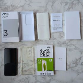 24H発送 中古美品 OPPO A3 5G A402OP パープル