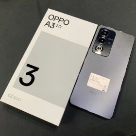 【美品】OPPO A3 5G Softbank 128GB A402OP ブラック 利用制限△