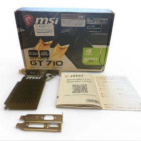 【極美品】MSI GeForce GT 710 2GB ロープロ対応 動作確認済