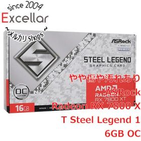 [bn:5] ASRock グラボ Radeon RX 7800 XT Steel Legend 16GB OC PCIExp 16GB 元箱あり