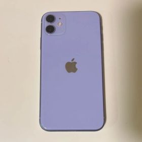 Apple iPhone 11 ラベンダー 画面ひびあり