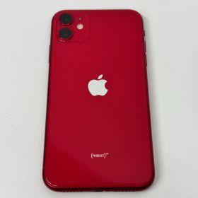 【中古】Apple iPhone 11 64GB レッド バッテリー82% 4549995193763