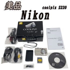美品 ニコン Nikon coolpix S230 コンパクトデジタルカメラ