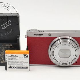値下げ◆極上品☆FUJIFILM 富士フイルム XF1 コンパクトデジタルカメラ レッド ###r17012