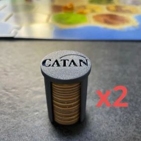 カタン 通常版 トークン収納ケース 2個組(グレー)