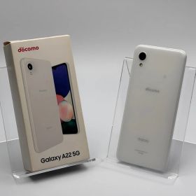 【箱付き中古A】Galaxy A22 5G SC-56B ホワイト SIMフリー 白ロム