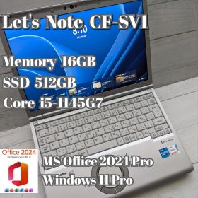 ① Let's Note CF-SV1 16G 512GB MS Office