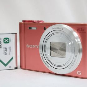 【美品 返品保証】 ソニー Sony Cyber-Shot DSC-WX350 ピンク 20x バッテリー付き コンパクトデジタルカメラ e11727