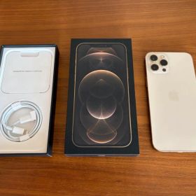 美品 Apple iPhone 12 ProMax ゴールド 本体 128GB