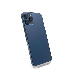 【最速発送】 iPhone 12 Pro Max 256GB Pacific Blue au 白ロム【難有】 71%