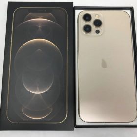 ◆Apple iPhone 12 Pro Max MGD13J/A 256GB ゴールド スマートフォン スマホ バッテリー74% docomo 利用制限〇 箱付き 中古◆21415★