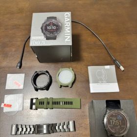 fēnix 7X Sapphire Dual Power メタルバンド付