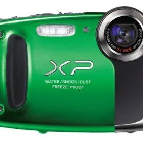 【中古】FUJIFILM デジタルカメラ FinePix XP50 光学5倍 グリーン F FX-XP50GR