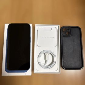 iPhone 13本体 最大容量75% SIMロックなし(ケーブル、ケース付き)