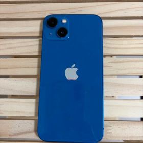 iPhone 13 ブルー 本体128GB、箱、充電ケーブル付き SIMフリー