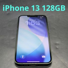【背面割れアリ】 iPhone 13 128GB 本体 グリーン