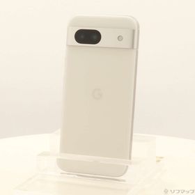(中古)GOOGLE Google Pixel 8a 128GB ポーセリン GA049 au SIMフリー(196-ud)