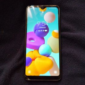 Galaxy A21s docomo ブラック 6.5インチ イヤホン付き