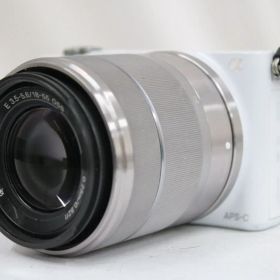 【返品保証】 【シャッター1099回】ソニー Sony NEX-3N ホワイト 18-55mm F3.5-5.6 OSS ミラーレス一眼 e12147