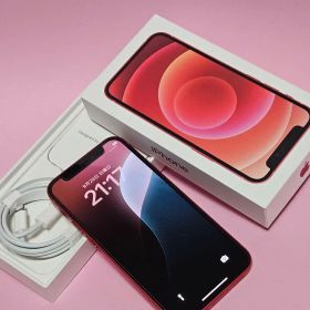 美品iPhone 12 mini本体 レッド 64GB SIMロック解除済フリー
